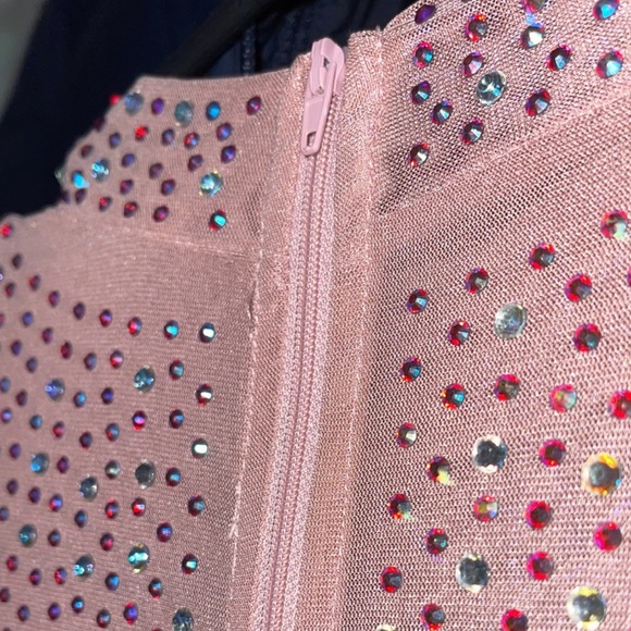 Swarovski Handmade Designer Dress - Picture 1 of 4